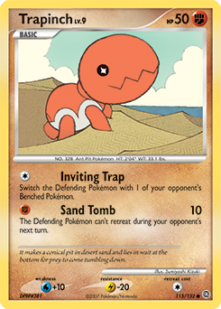 Trapinch, Secret Wonders #115, Pokémon TCG card