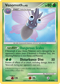 Venomoth, Secret Wonders #73, Pokémon TCG card
