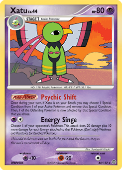 Xatu, Secret Wonders #44, Pokémon TCG card