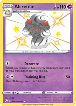 Alcremie, Shining Fates Shiny Vault #SV058, Pokémon TCG card