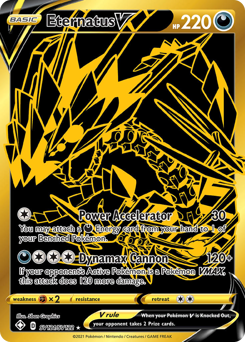 Eternatus V, Shining Fates Shiny Vault #SV121, Pokémon TCG card