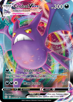 Crobat VMAX, Shining Fates #45, Pokémon TCG card
