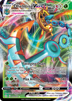 Dhelmise VMAX, Shining Fates #10, Pokémon TCG card