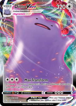 Ditto VMAX, Shining Fates #51, Pokémon TCG card