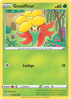 Gossifleur, Shining Fates #14, Pokémon TCG card