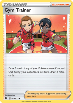 Gym Trainer, Shining Fates #59, Pokémon TCG card