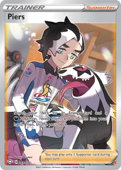 Piers, Shining Fates #69, Pokémon TCG card
