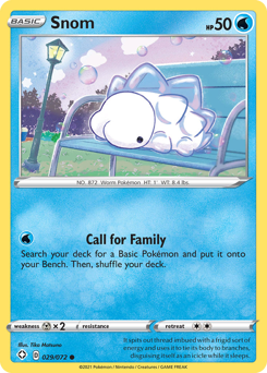 Snom, Shining Fates #29, Pokémon TCG card