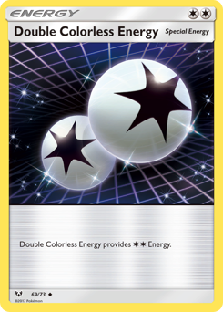 Double Colorless Energy, Shining Legends #69, Pokémon TCG card