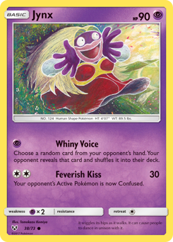 Jynx, Shining Legends #38, Pokémon TCG card