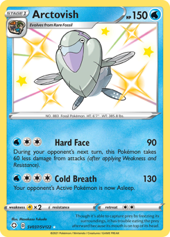Arctovish, Shiny Vault #SV037, Pokémon TCG card