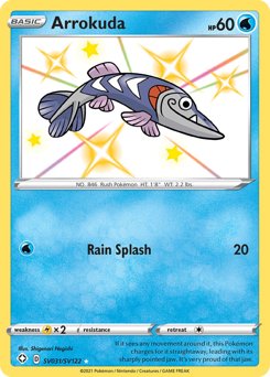 Arrokuda, Shiny Vault #SV031, Pokémon TCG card