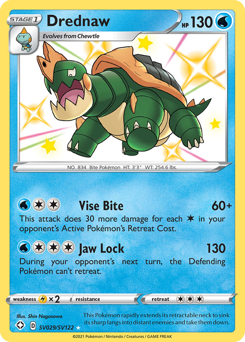 Drednaw, Shiny Vault #SV029, Pokémon TCG card