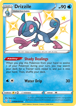Drizzile, Shiny Vault #SV026, Pokémon TCG card