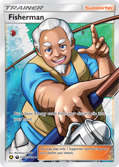 Fisherman, Shiny Vault #SV83, Pokémon TCG card
