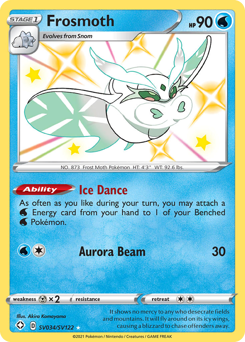 Frosmoth, Shiny Vault #SV034, Pokémon TCG card