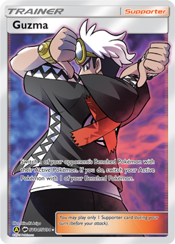 Guzma, Shiny Vault #SV84, Pokémon TCG card