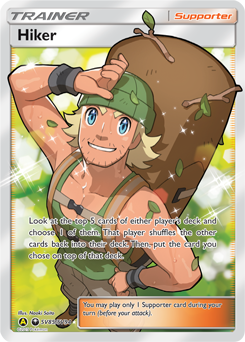 Hiker, Shiny Vault #SV85, Pokémon TCG card