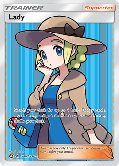 Lady, Shiny Vault #SV86, Pokémon TCG card