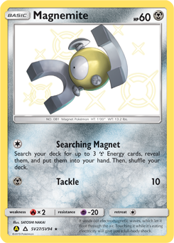 Magnemite, Shiny Vault #SV27, Pokémon TCG card