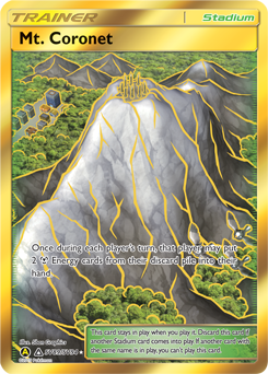 Mt. Coronet, Shiny Vault #SV89, Pokémon TCG card