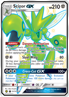 Scizor-GX, Shiny Vault #SV72, Pokémon TCG card