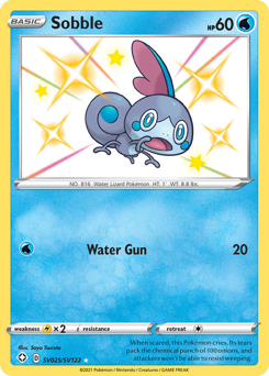 Sobble, Shiny Vault #SV025, Pokémon TCG card