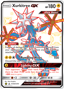 Xurkitree-GX, Shiny Vault #SV58, Pokémon TCG card