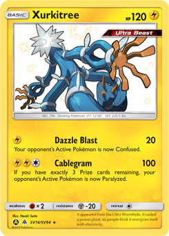 Xurkitree, Shiny Vault #SV14, Pokémon TCG card
