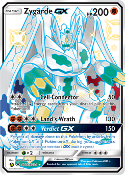 Zygarde-GX, Shiny Vault #SV65, Pokémon TCG card