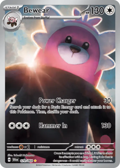 Bewear, Shrouded Fable #79, Pokémon TCG card