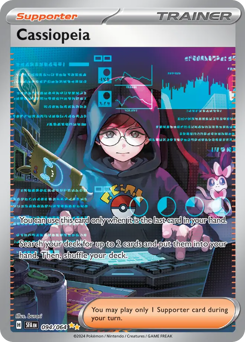 Cassiopeia, Shrouded Fable #94, Pokémon TCG card