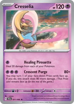 Cresselia, Shrouded Fable #21, Pokémon TCG card