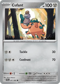 Cufant, Shrouded Fable #41, Pokémon TCG card