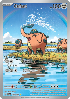 Cufant, Shrouded Fable #76, Pokémon TCG card