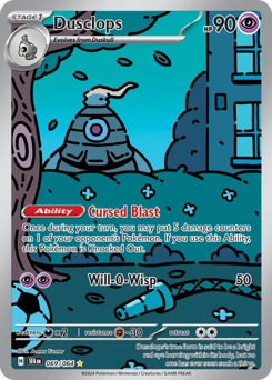 Dusclops, Shrouded Fable #69, Pokémon TCG card
