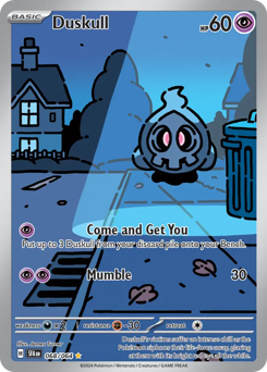 Duskull, Shrouded Fable #68, Pokémon TCG card