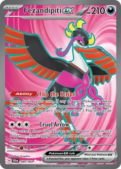 Fezandipiti ex, Shrouded Fable #84, Pokémon TCG card