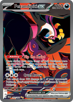 Fezandipiti ex, Shrouded Fable #92, Pokémon TCG card