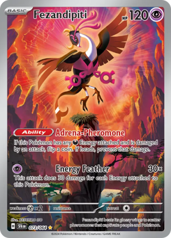 Fezandipiti, Shrouded Fable #73, Pokémon TCG card