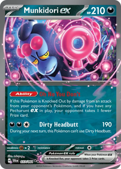 Munkidori ex, Shrouded Fable #37, Pokémon TCG card