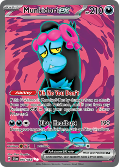 Munkidori ex, Shrouded Fable #83, Pokémon TCG card