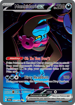 Munkidori ex, Shrouded Fable #91, Pokémon TCG card