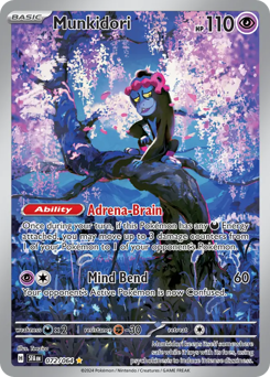 Munkidori, Shrouded Fable #72, Pokémon TCG card