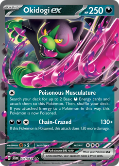 Okidogi ex, Shrouded Fable #36, Pokémon TCG card