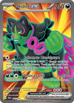 Okidogi ex, Shrouded Fable #82, Pokémon TCG card