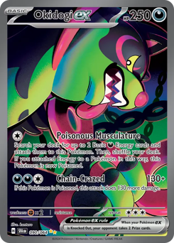 Okidogi ex, Shrouded Fable #90, Pokémon TCG card