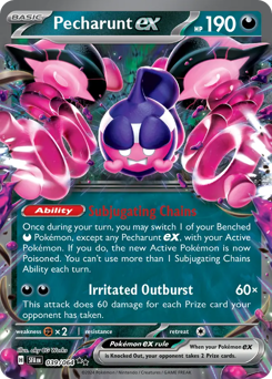 Pecharunt ex, Shrouded Fable #39, Pokémon TCG card