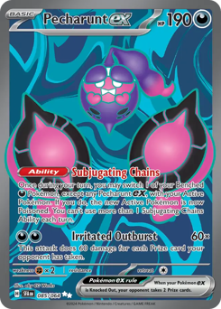 Pecharunt ex, Shrouded Fable #85, Pokémon TCG card