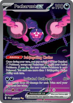 Pecharunt ex, Shrouded Fable #93, Pokémon TCG card